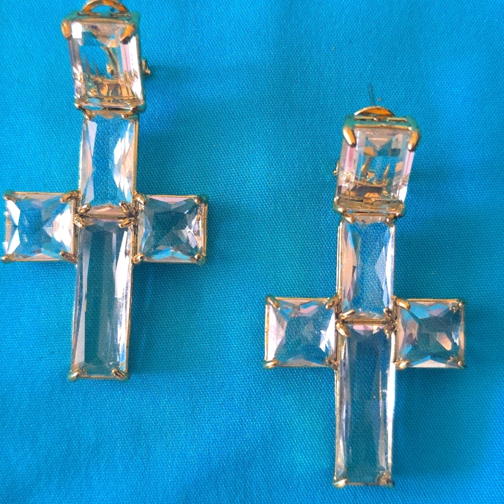 HEIDI DAUS Heavenly Rocks Crystal Drop Elegant Earings